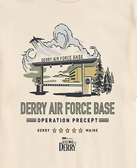 Airwaves Men's Welcome to Derry Air Force Short-Sleeve Graphic T-Shirt