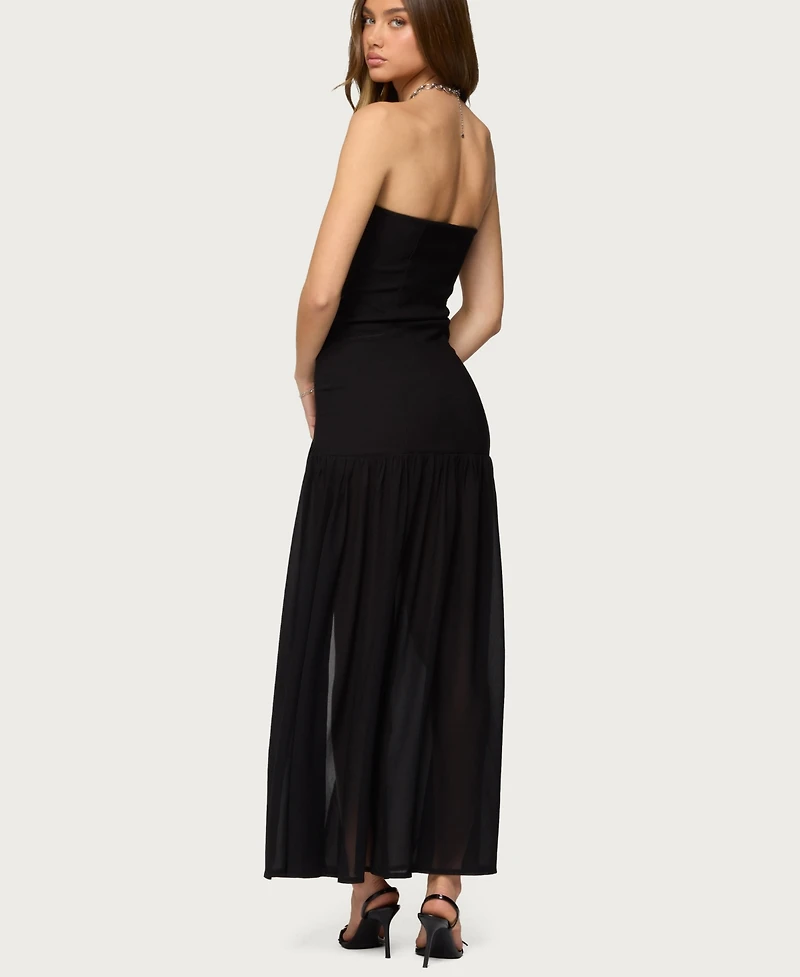 Edikted Women's Marisa Strapless Maxi Dress