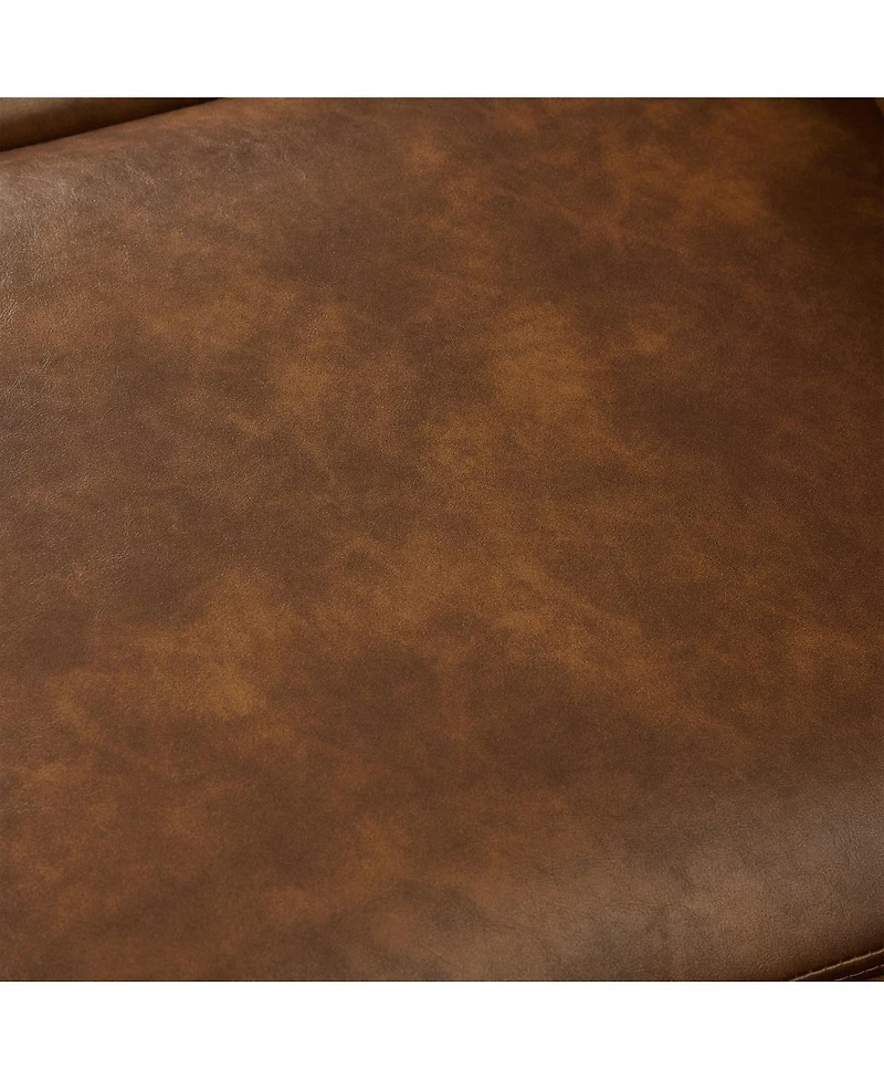 Streamdale Furniture 59" Modern Faux Leather Loveseat Couch with Storage and Big Armrests