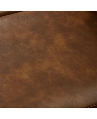 Streamdale Furniture 59" Modern Faux Leather Loveseat Couch with Storage and Big Armrests