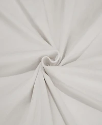 Half Price Drapes Porcelain White Grommet Signature Velvet Blackout Curtain