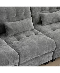 Streamdale Furniture 93-Inch Seating Sofa with 4-Position Adjustable Backrest