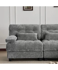 Streamdale Furniture 93-Inch Seating Sofa with 4-Position Adjustable Backrest