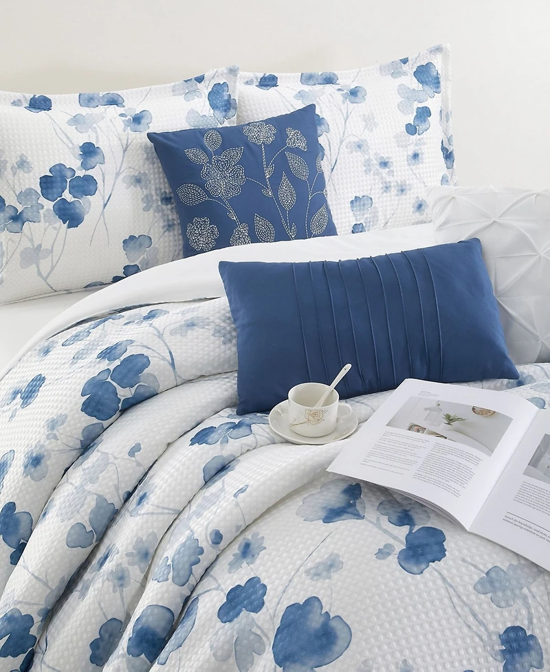 Stratford Park Merna Floral 7-Pc. Comforter Set, Queen