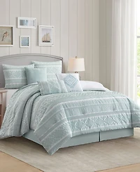 Stratford Park Illusa Floral 7-Pc. Comforter Set