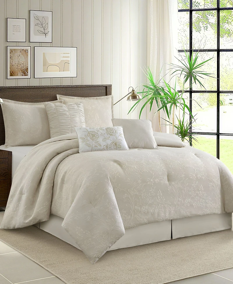 Stratford Park Beilee Patchwork 7-Pc. Comforter Set