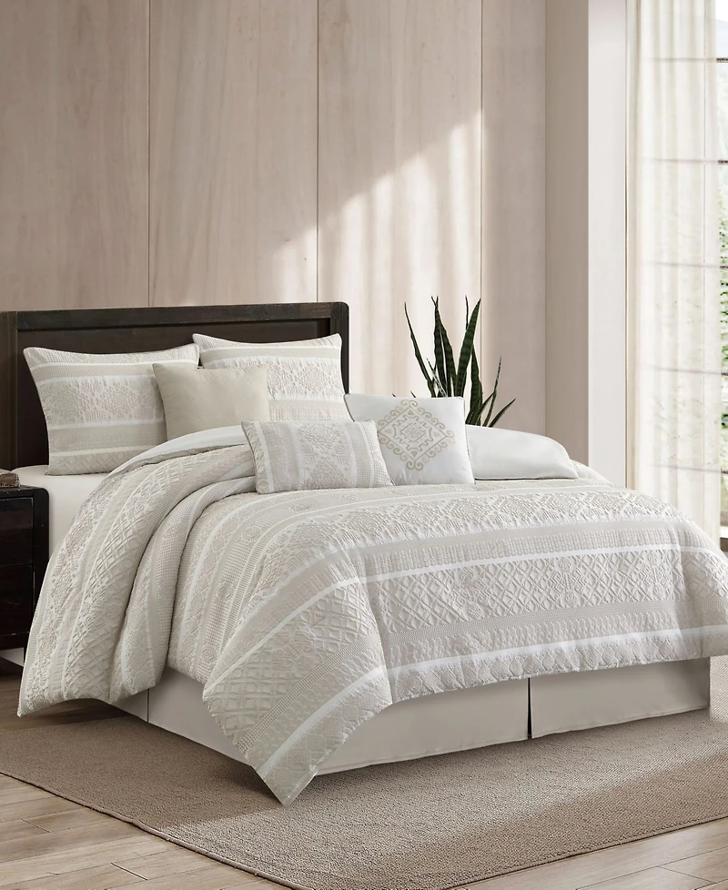 Stratford Park Illusa Floral 7-Pc. Comforter Set, California King