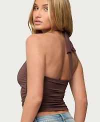 Edikted Women's Anael Ruched Halter Top