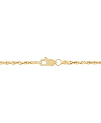 Macy's Solid Rope Chain Necklace in 14k Yellow Gold