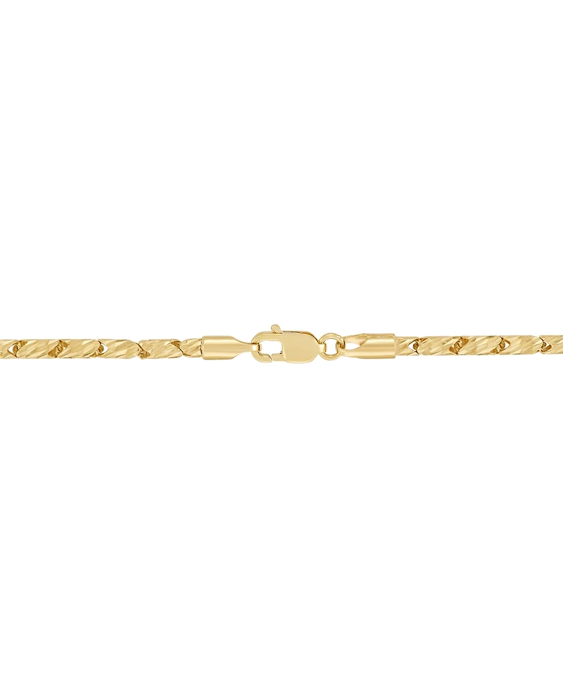 Macy's Solid Oval Link Chain Necklace in 10k Yellow Gold