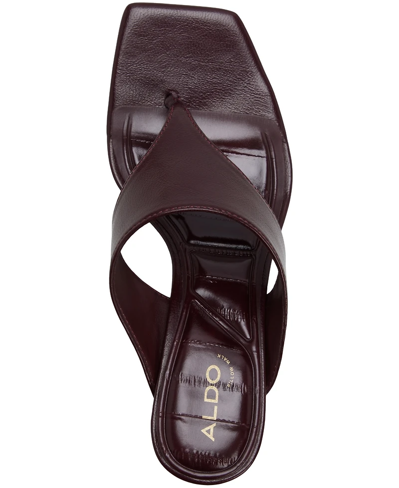 Aldo Women's Helen Block Heel Thong Sandals