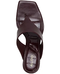 Aldo Women's Helen Block Heel Thong Sandals