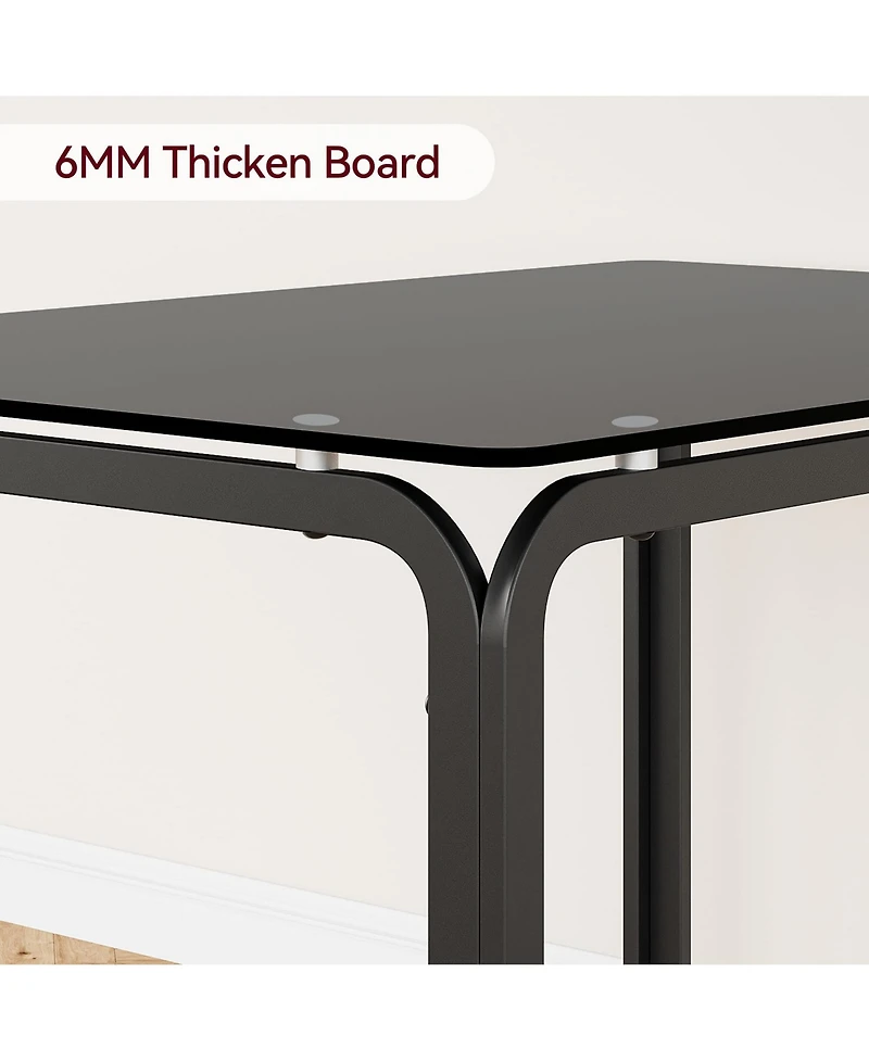 gaomon Dining Table for 4, Small Table and Chairs Set of 4, Dinette Set for 4.