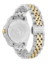 Versace Men's Luxury Two-Tone Stainless Steel Bracelet Watch, 42mm