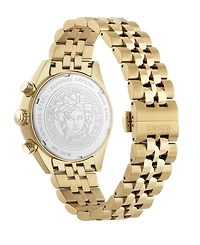 Versace Men's Athletic Ip Yellow Gold Stainless Steel Bracelet Watch, 44mm