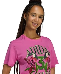 Adidas Women's x Farm Rio Graphic Crewneck T-Shirt