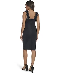 Eliza J Petite Sleeveless Scoop Neck Cocktail Dress