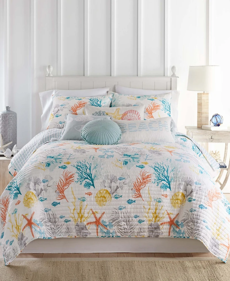 Levtex Home Whimsical Sea Reversible -Pc. Quilt Set