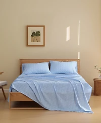 Marimekko Pikkuinen Unikko 200-Thread Count Cotton Percale 4-Pc. Sheet Set