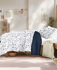 ienjoy Home Patterned Dorm 8-Piece Comforter Set, Twin Xl