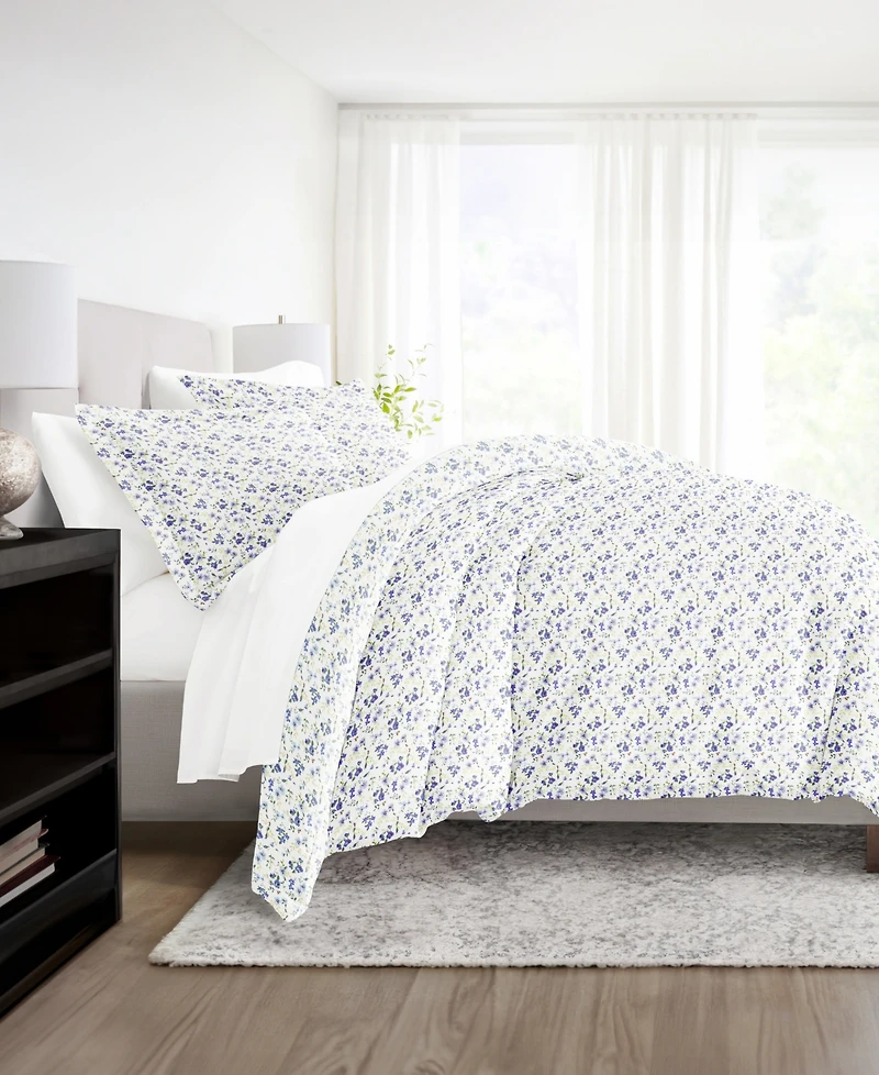 ienjoy Home Bedding Bundle Patterned 6-Piece Comforter with Duvet Cover Set