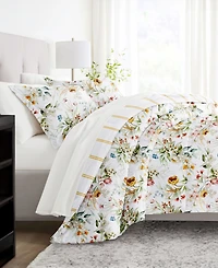 ienjoy Home Bedding Bundle Patterned 7-Piece Comforter Set, California King
