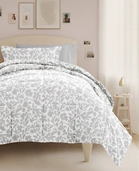 ienjoy Home Patterned Dorm 8-Piece Comforter Set, Twin Xl