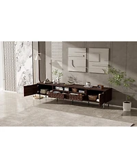 Streamdale Modern Tv Stand for TVs with Storage & Cable Management