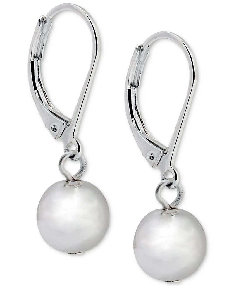 Lauren Ralph Metal Ball Drop Earrings
