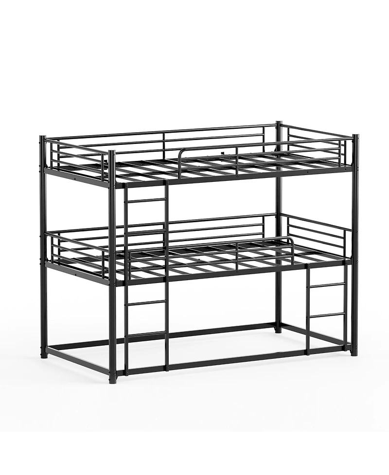 Streamdale Furniture twin over twin bunk bed with three levels