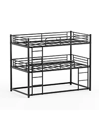 Streamdale Furniture twin over twin bunk bed with three levels