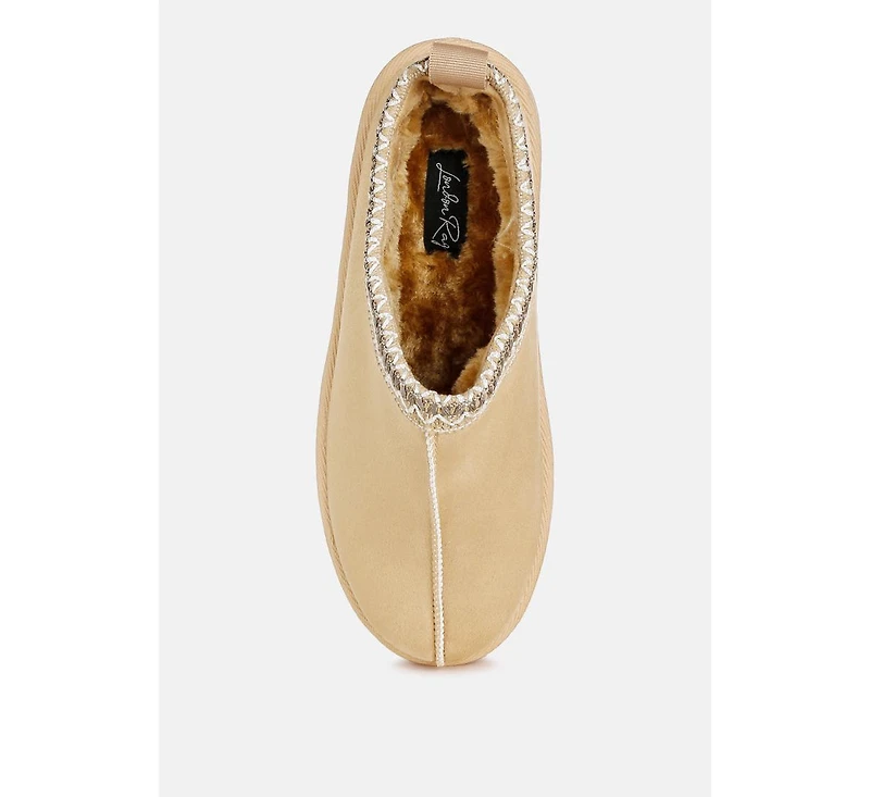 London Rag Womens Jesters Embroidered Platform Classic Slip-On