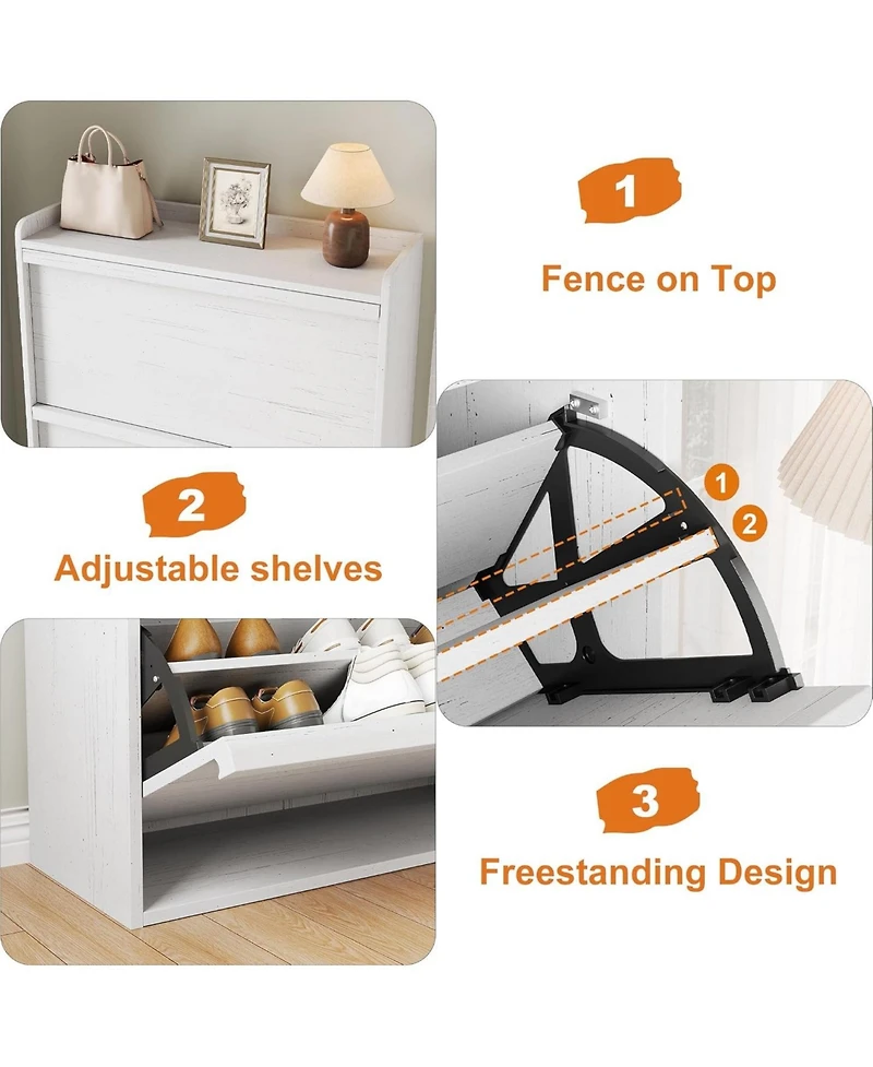 gaomon Freestanding Shoe Cabinet