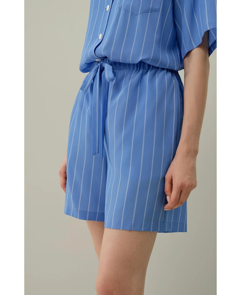 Lilysilk Women's Amalfi Striped Short