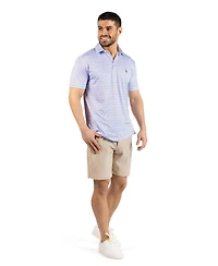 TailorByrd Men's Bottoms Up Printed Performance Polo