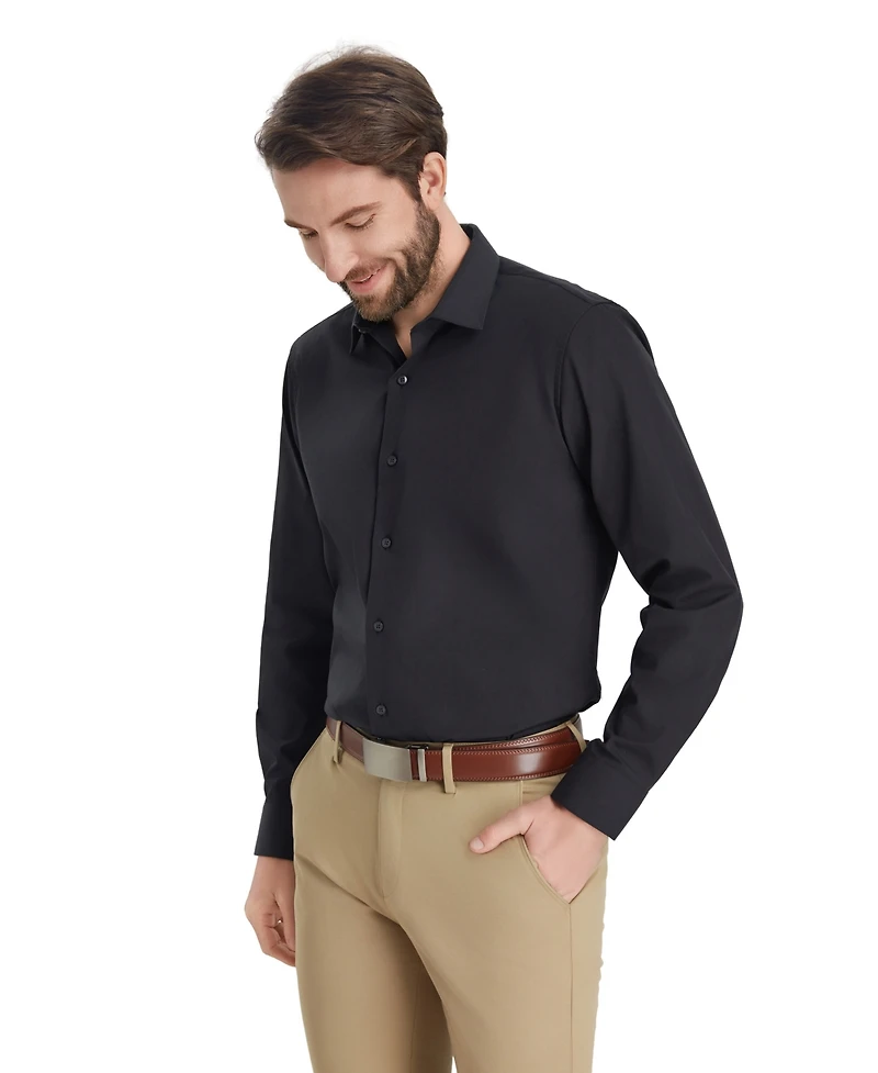 Alfani Men's Slim-Fit Solid Dress Shirt, Macy's Exclusive