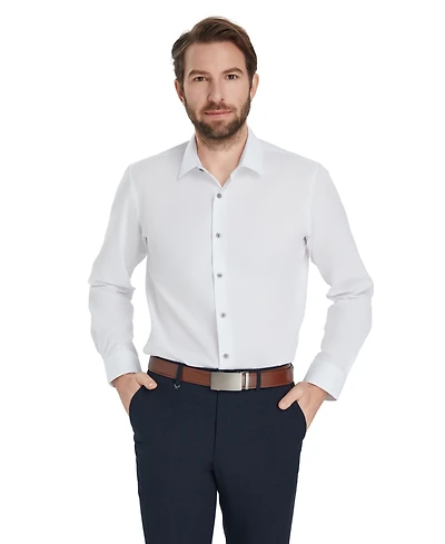 Alfani Men's Slim-Fit Solid Dress Shirt, Macy's Exclusive