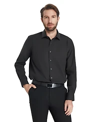 Alfani Men's Regular Fit Solid Dress Shirt, Macy's Exclusive