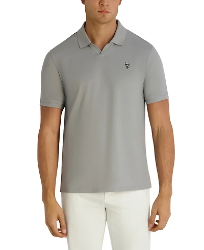 Karl Lagerfeld Paris Men's Regular-Fit Head Pique Polo Shirt