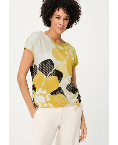 Olsen Women's Panneaux Print T-Shirt