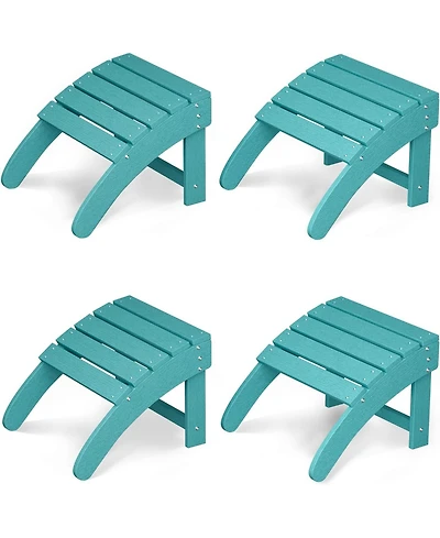 Gaomon Ottoman for Adirondack Chair, Hdpe Adirondack Ottoman Footrest