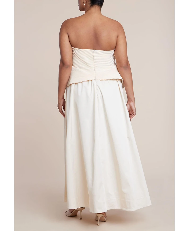 Eloquii Women's Petal Bodice Gown