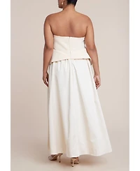 Eloquii Women's Petal Bodice Gown