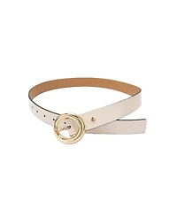 kate spade new york Women's Round Molten Buckle Belt
