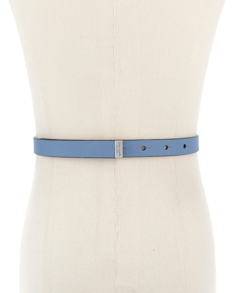 kate spade new york Women's Deco Bow Leather Belt