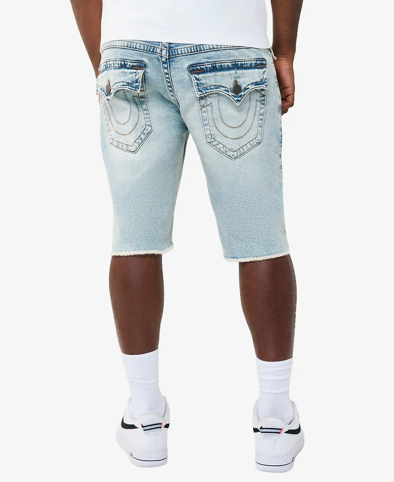 True Religion Men's Straight-Fit Hem Shorts