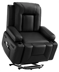gaomon Oversized Power Lift Recliner Chair, Home Theater Seating with Lumbar Support, Faux Pu Leather Recliner Adjustable Back and Legs Sofa