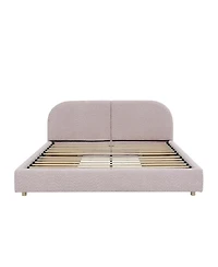 Streamdale Furniture 82 inches Queen Size Upholstered Bed Frame
