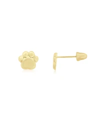 The Lovery Baby Paw Screw Back Stud Earrings