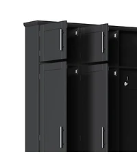 Streamdale Furniture Versatile 4-in-1 Hall Tree with Storage Bench